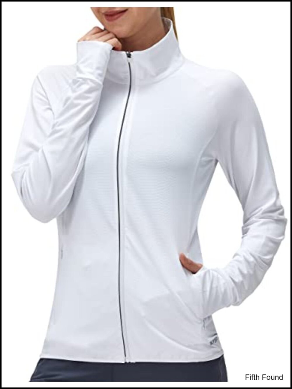 Women's UPF 50+ Lightweight Full Zip Athletic Sun Protection Jacket